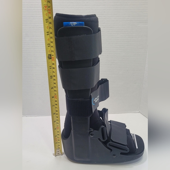 NWT UNITED ORTHO- USA 14007 CAM WALKER FRACTURE BOOT EXTRA SMALL BLACK 15 INCHES - Picture 9 of 14